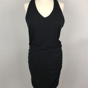 Athleta Stretch Racerback Black Dress Size S EUC!